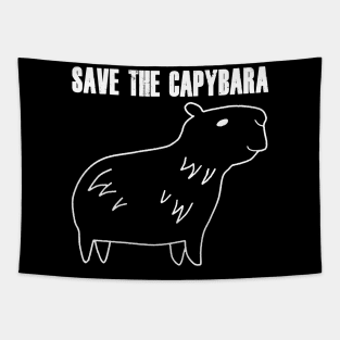 Save the Capybara Tapestry