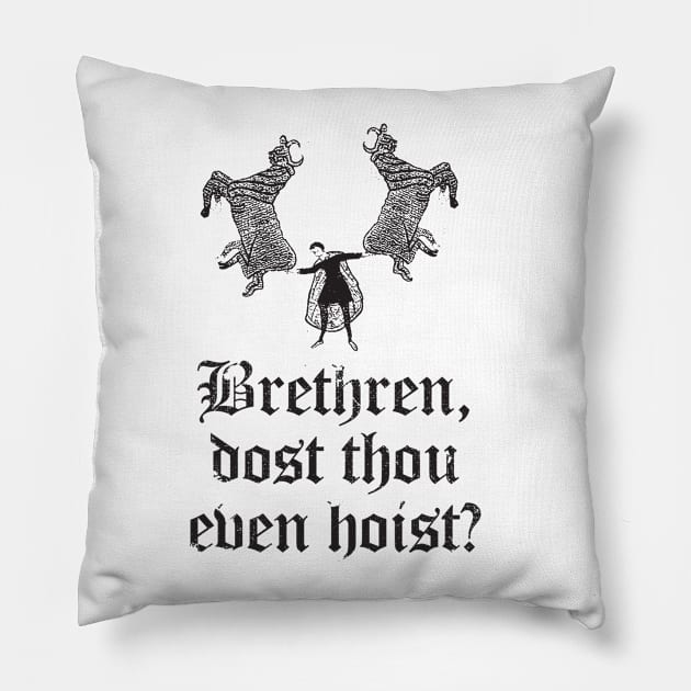 Dost Thou Even Hoist Pillow by GraphicsGarageProject