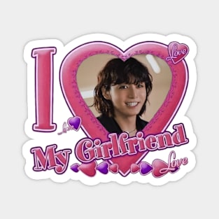 I Love My Girlfriend Jungkook BTS Magnet