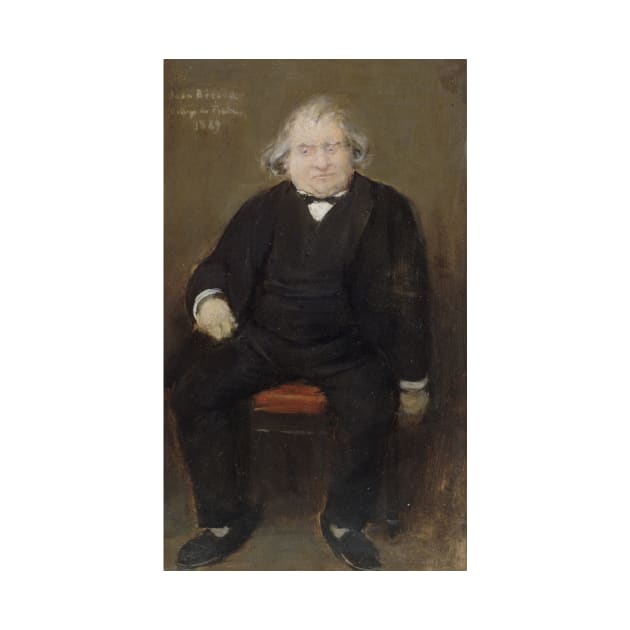 Portrait of Ernest Renan, Philosopher by Jean Beraud by Classic Art Stall