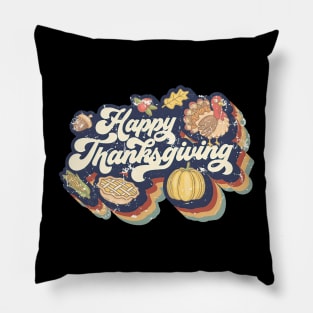 Family Thanksgiving 2023 Happy Thanksgiving Christian Pillow