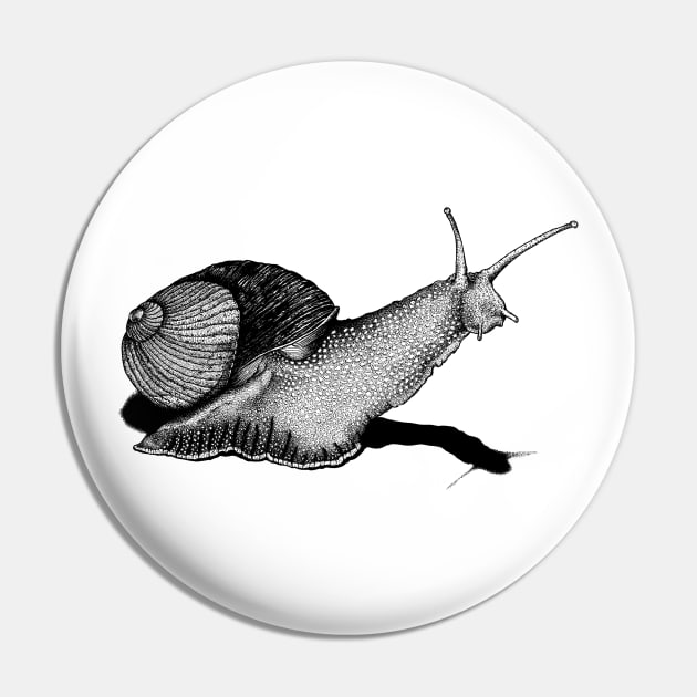 Snail Pin by ArtbyGraves