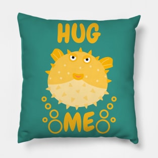 Hug Me Puffer Fish Pillow