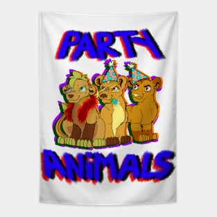 Party Animals Tapestry