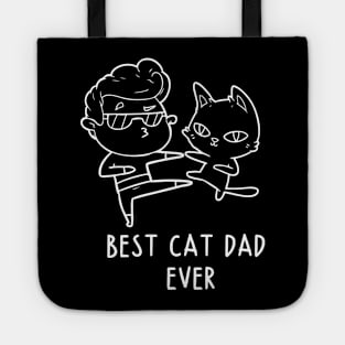 BEST CAT DAD EVER Tote