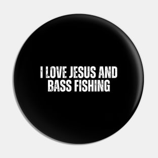 Jesus Bass Fish Pin