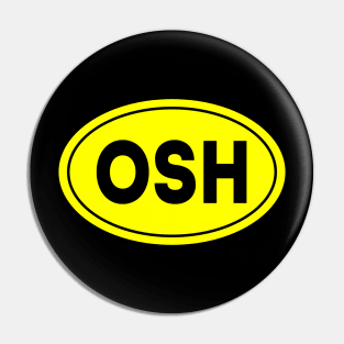 OSH Airport Code Wittman Regional Osh Kosh USA Pin