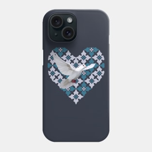 Flying White Dove Phone Case