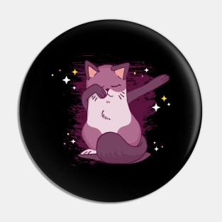 Cat Dabbing Dab Pose Birthday Gift Catlover Pin