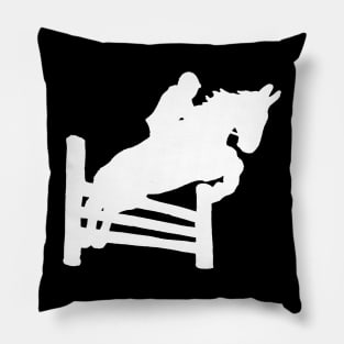 showjumping horse Pillow