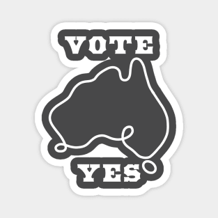 Vote yes design Magnet