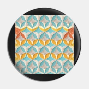 Geometric Repeating Pattern, pastel colours Pin