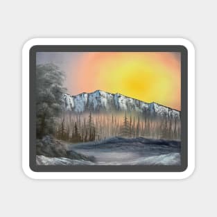 Winter in Pastel Magnet