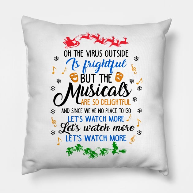 Theatre Gift. Theatre Lover Gift. Christmas Gift for an Actor/Actress. Pillow by KsuAnn