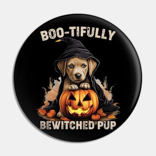 Creepy Canine Crew Dog Witch Halloween Pin