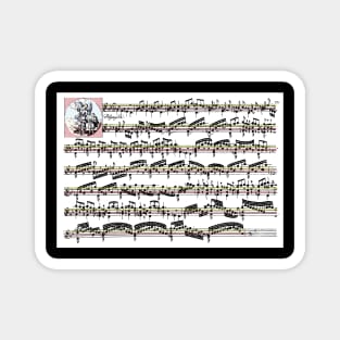 Passacaglia music manuscript Magnet