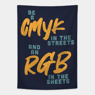 CMYK In The Streets Tapestry
