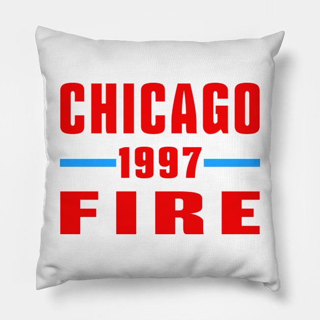 Chicago Fire 1997 Classic Pillow by Medo Creations