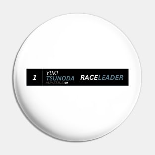 Yuki Tsunoda - New Race Leader Pin