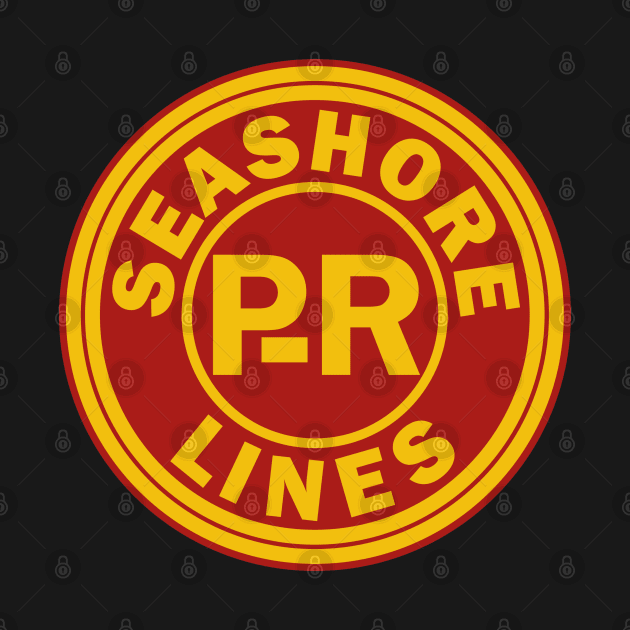 Vintage Pennsylvania-Reading Seashore Lines Railroad by Railway Tees For All