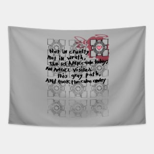 Companion Cube graffiti Tapestry