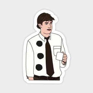 Jim Halloween The Office Magnet