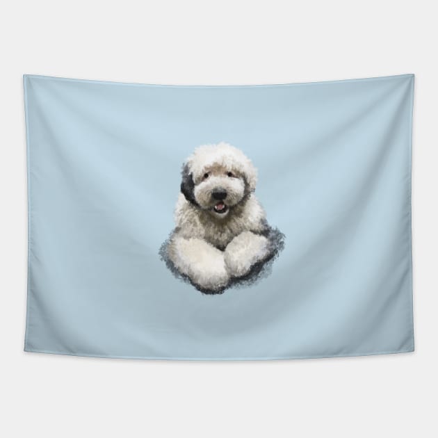 The Old English Sheepdog Tapestry by Elspeth Rose Design