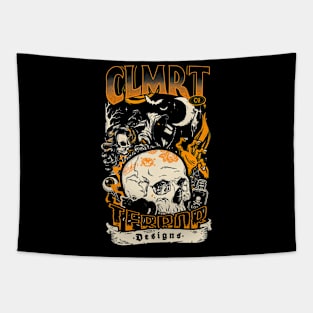 Halloween terror Tapestry