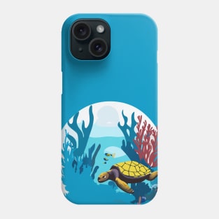 underwater scuba diving Phone Case