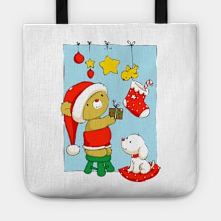 Christmas Bear Tote