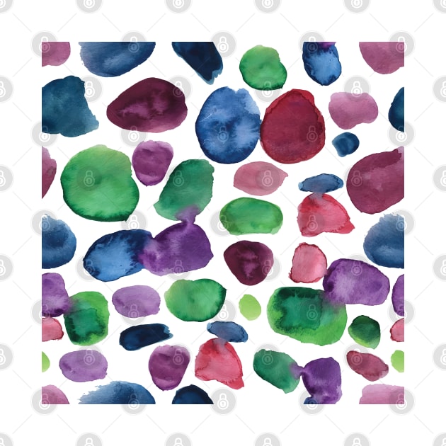 Abstract Watercolor Pattern by Harpleydesign