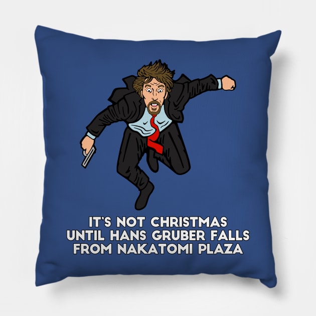 Hans Gruber - 2 Pillow by BigOrangeShirtShop