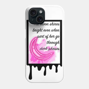 Broken Moon Phone Case