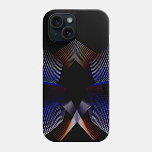 Geometric Minimal galaxy purple Phone Case