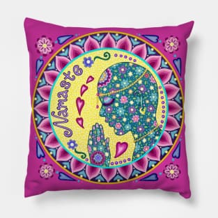 Namaste Mandala Pillow