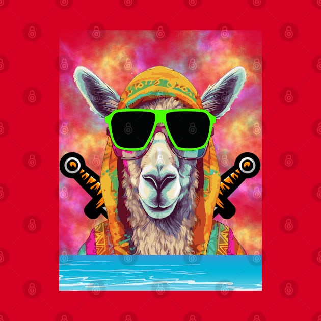 Llama Ninja by Modern Designs And Art