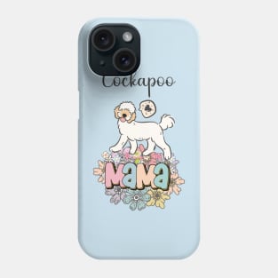 White and Apricot Cream Golden Cockapoo Mama 6 Phone Case