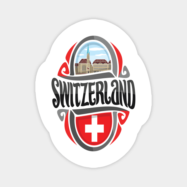 Switzerland Magnet by ProjectX23Red