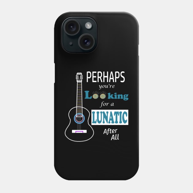 Perhaps you're looking for a lunatic Phone Case by Alex Bleakley