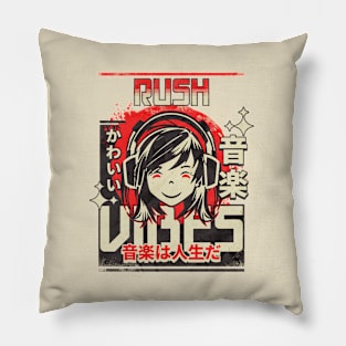 rush Vibes Music Pillow
