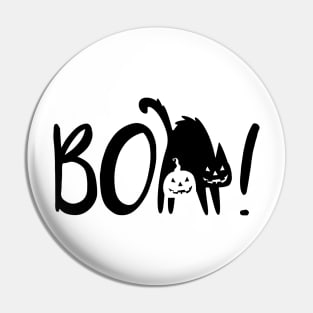 Boo cat Pin