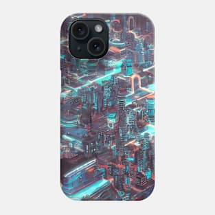 Cool Japanese Neon Cyber City Phone Case