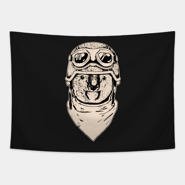 Biker Koala Tapestry by Blazedfalcon