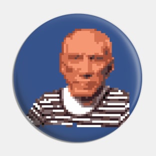 Pablo Picasso 8bit Tribute Design Pin