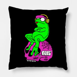 Lazy Frog Chillin 03 Pillow