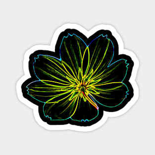 strange flower light Magnet