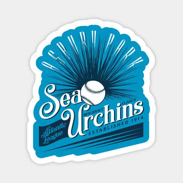 Asbury Park Sea Urchins Magnet by MindsparkCreative