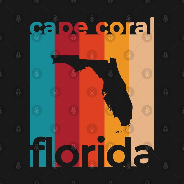 Cape Coral Florida Retro by easytees