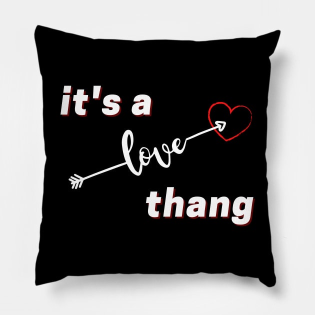 It's a love thang for Lovers Red Heart Bow Arrow Pillow by tnts