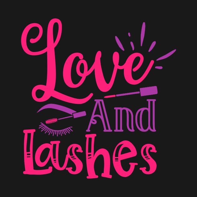 Beauty Saying Love And Lashes by BK55